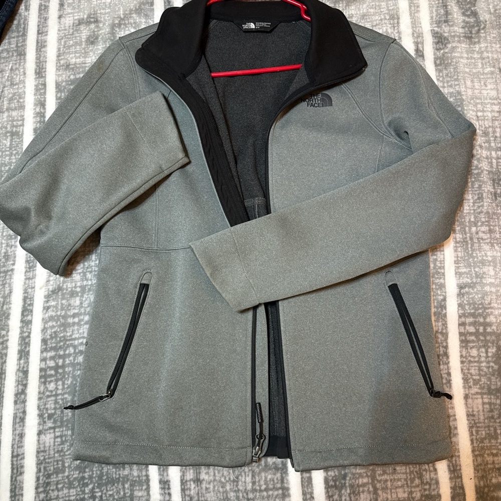 The North Face Women's Performance Windwall Jacket in Gray and Black